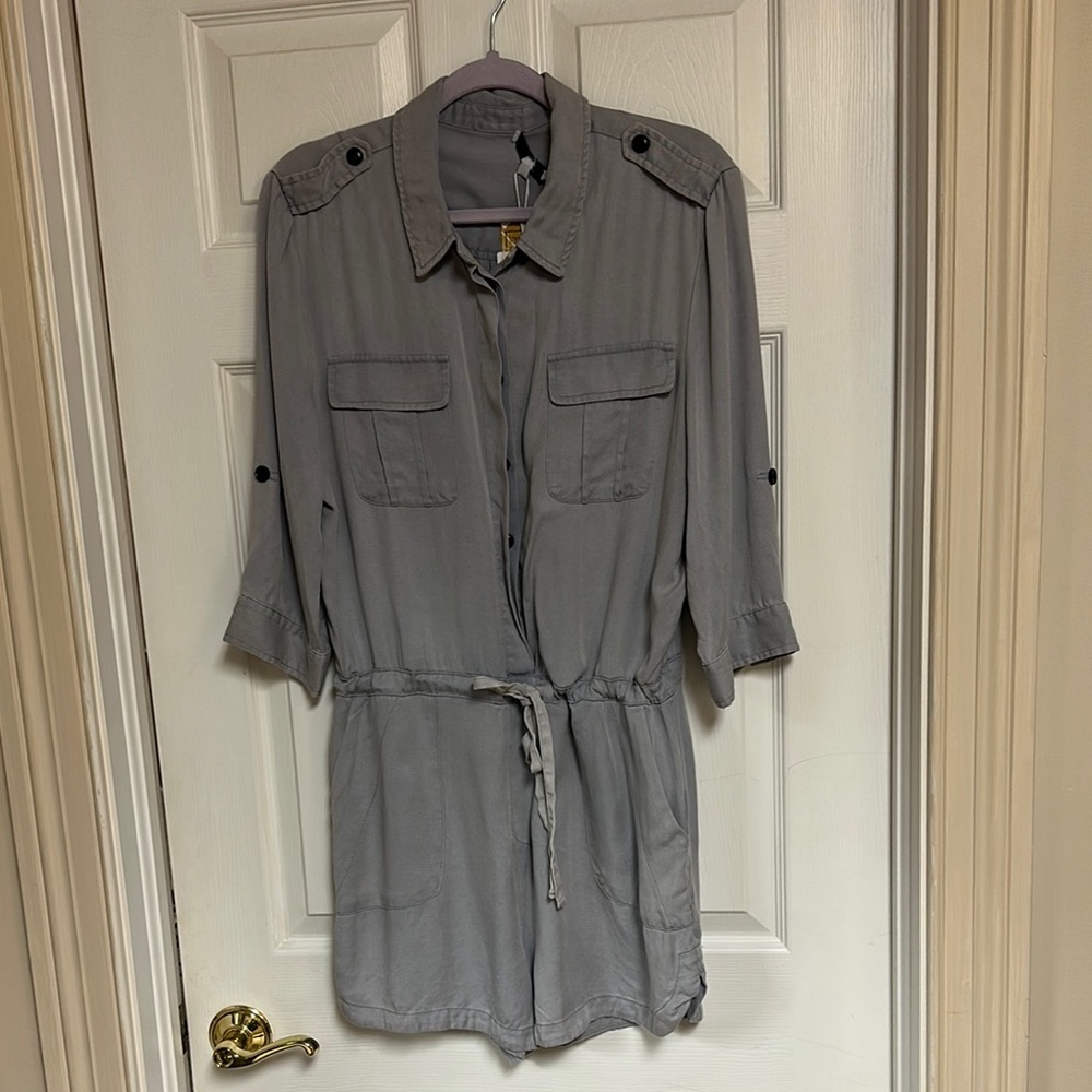 Gray Women's soft romper